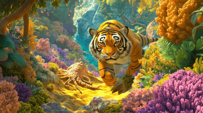 Vibrant Nature in 3D