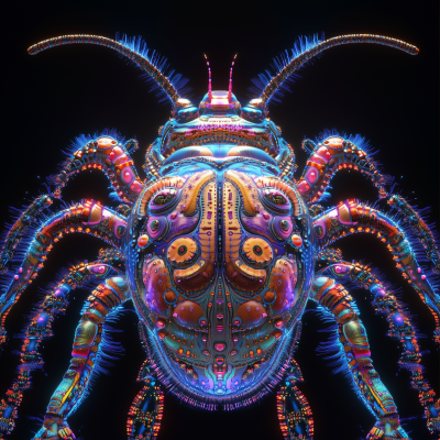 Psychedelic Scarab