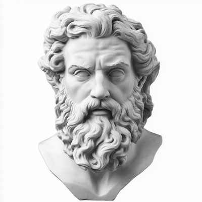 Zeus Statue Head