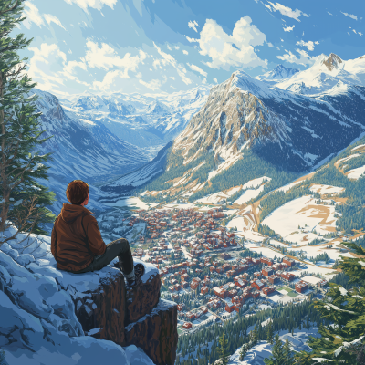 Winter Valley Overlook