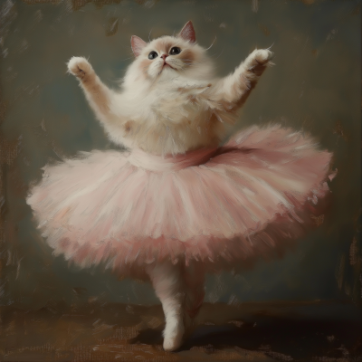 Ragdoll Cat Ballerina