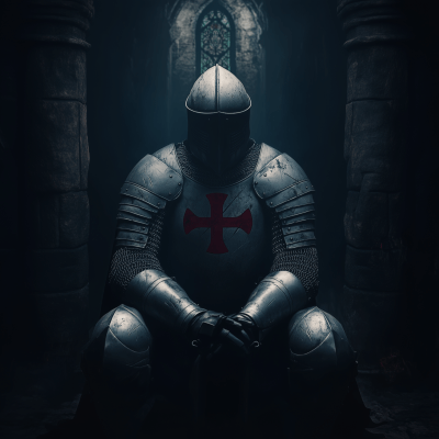Knight Templar in Armor