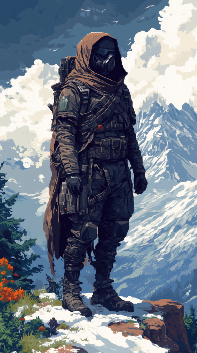 Ranger in Pixel Art
