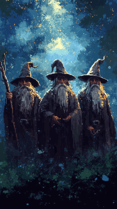 Three Stoic Wizards