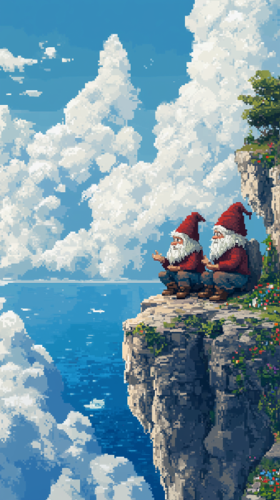 Gnomes by the Ocean