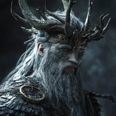 Nordic God in Profile