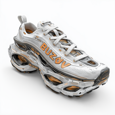 Deconstructed Sneaker Rendering