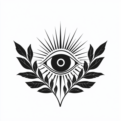 Minimalist All Seeing Eye Logo