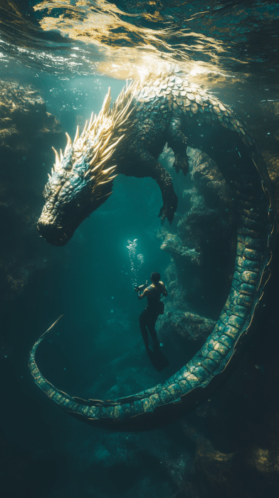 Surreal Encounter with a Dragon