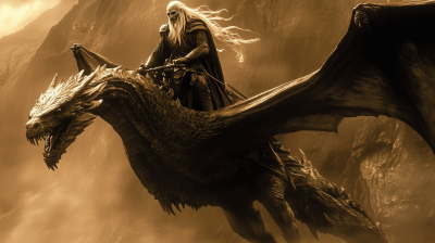 Nazgûl Riding a Wyvern