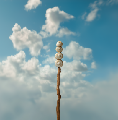Stacked Snails in the Sky