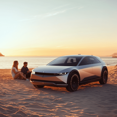 Beachside Electric Car