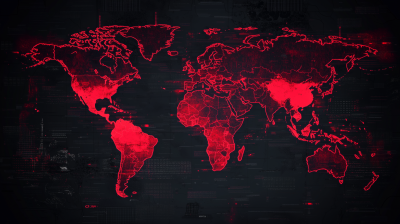 GTA Style Black World Map