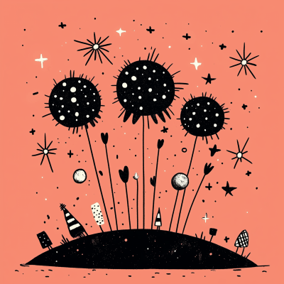 Minimalist Fireworks