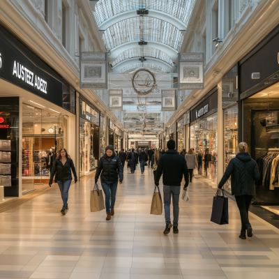 Clothing and Footwear Mall in London