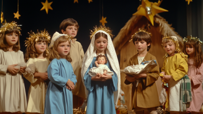 Charming 1970s Nativity Play