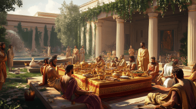 Luxurious Outdoor Banquet
