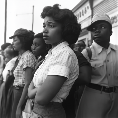 Black Protesters During Segregation