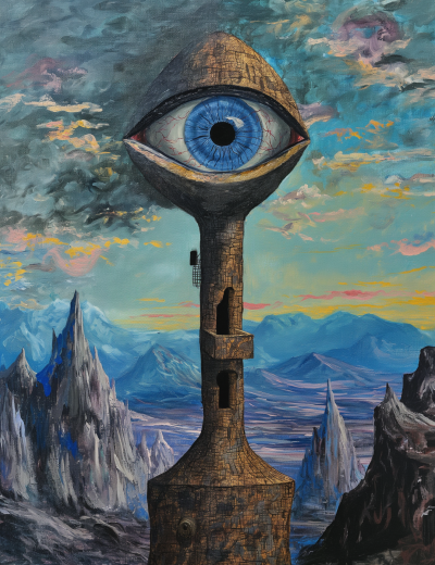 Surreal Eye Tower