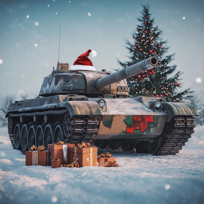 Christmas Tiger Tank