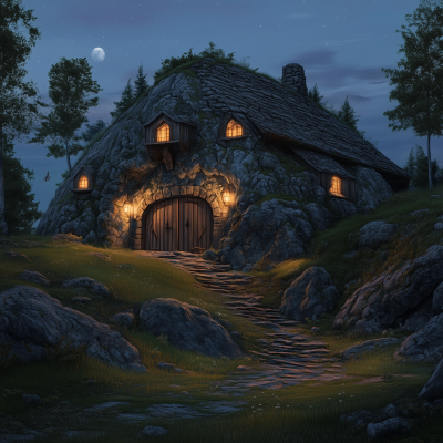 Fantasy House on Rocky Hill