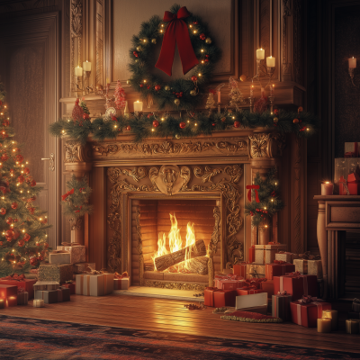 Christmas Fireplace
