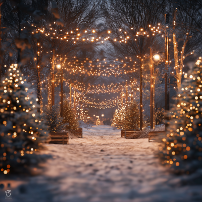 Christmas Lights and Trees