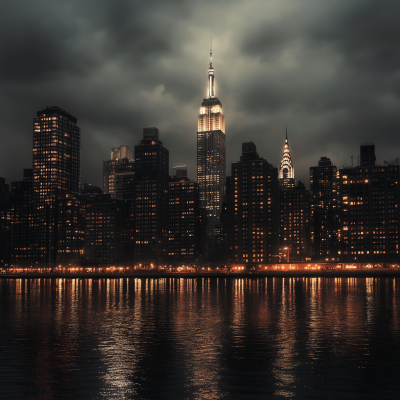 NYC Skyline at Night