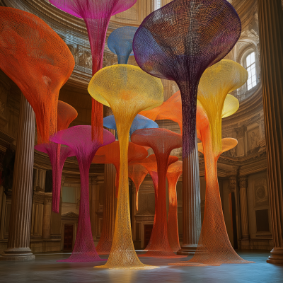 Textile Installation in Pantheon