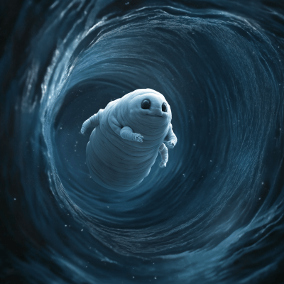 Tardigrade in a Black Hole