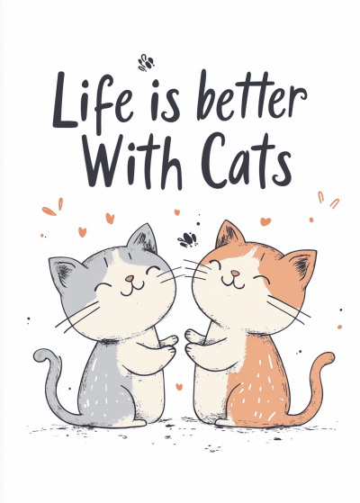 Life is better With Cats
