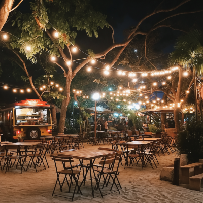 Tropical Night Beer Garden