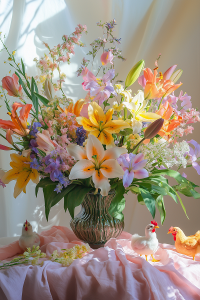 Bright Floral Still Life