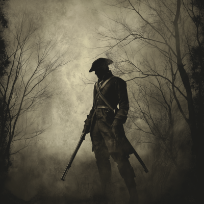 Ghostly Revolutionary War Soldier