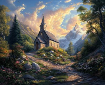 Heavenly Rustic Church