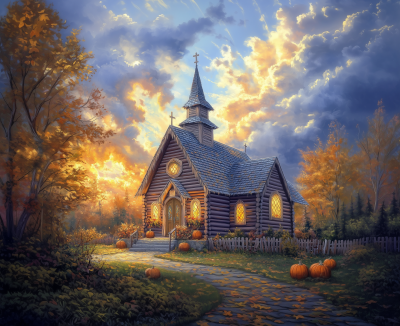 Autumn Church