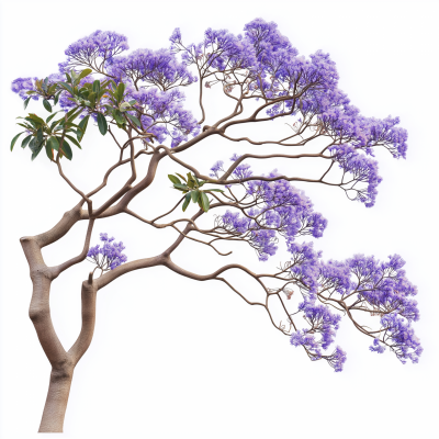 Jacaranda Tree Branch