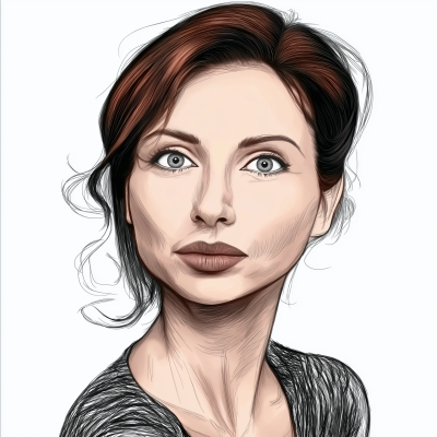 Black and White Caricature