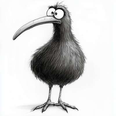 Cartoon Kiwi Character