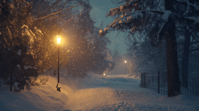 Serene Winter Night