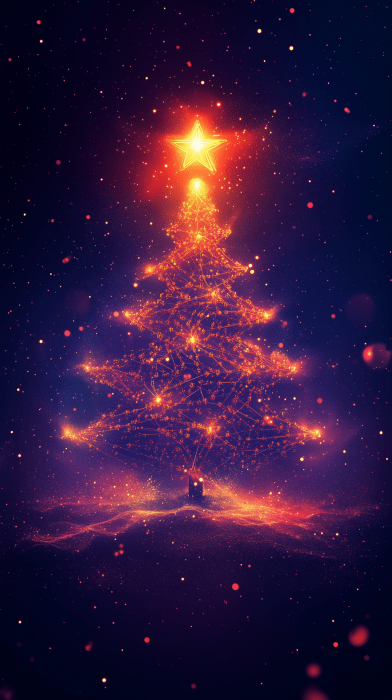 Minimalistic Christmas Tree Poster