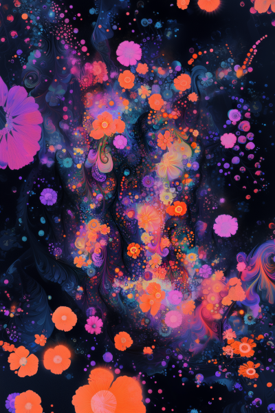 Colorful Particle Burst