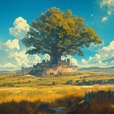Medieval Castle Landscape