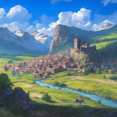 Medieval Town and Castle