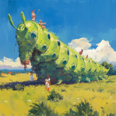 Anthropomorphic Caterpillar Bus
