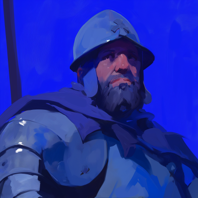 Medieval Soldier Portrait