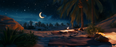 Tranquil Desert Night