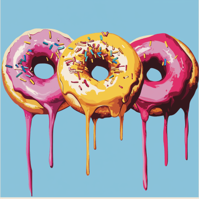 Jelly Dripping Donuts