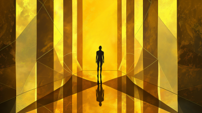 Geometric Club Silhouette