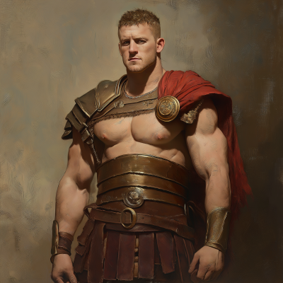 JJ Watt as Roman Gladiator